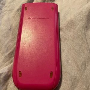 Texas instrument ti 84 silver edition pink